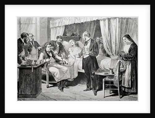 Doctors Transferring Blood into Patient by Anonymous