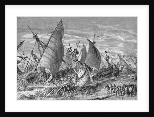 Naval Battle by Anonymous