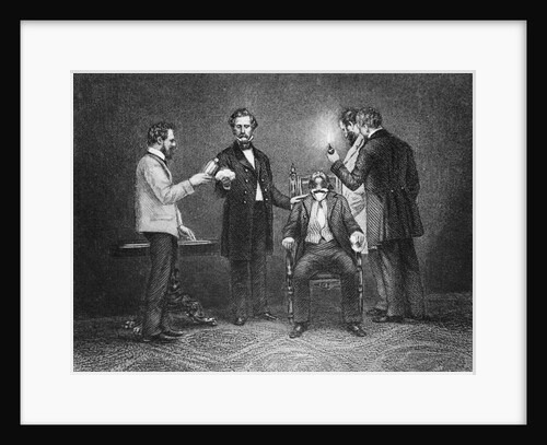 William G. Morton Performing a Surgery by Anonymous