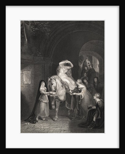 Servants Helping Lady Godiva Disrobe by Anonymous
