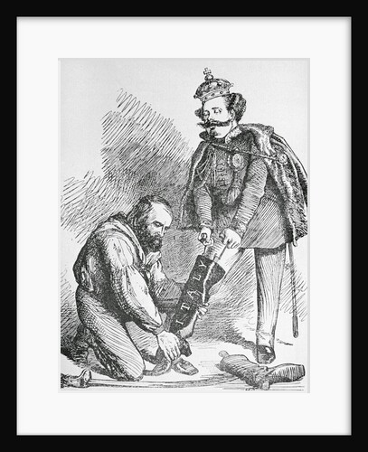 Giuseppe Garibaldi Kneeling Before Victor Emanuel by Anonymous