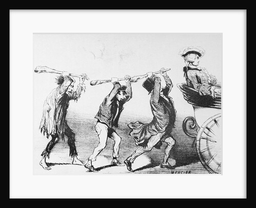 Three Men Having a Confrontation by Anonymous