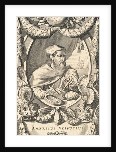 Portrait of Explorer Amerigo Vespucci by Anonymous