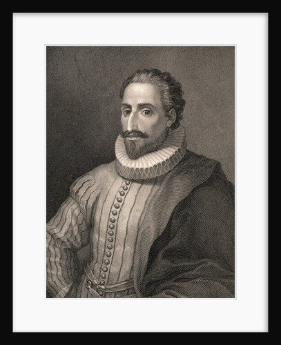 Portrait of Miguel de Cervantes Saavedra by Anonymous