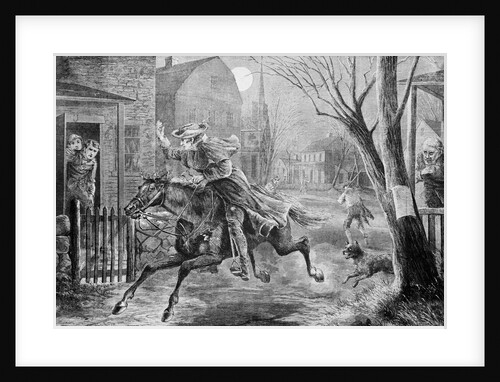 The Midnight Ride of Paul Revere Illustration by Anonymous