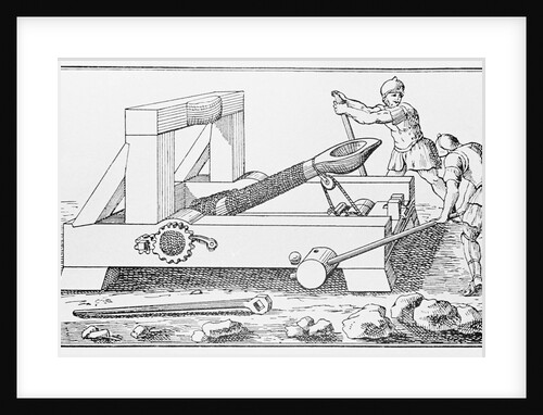 Drawing of an Early Catapult by Anonymous