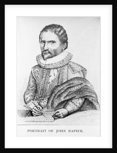 Portrait of John Napier by Anonymous