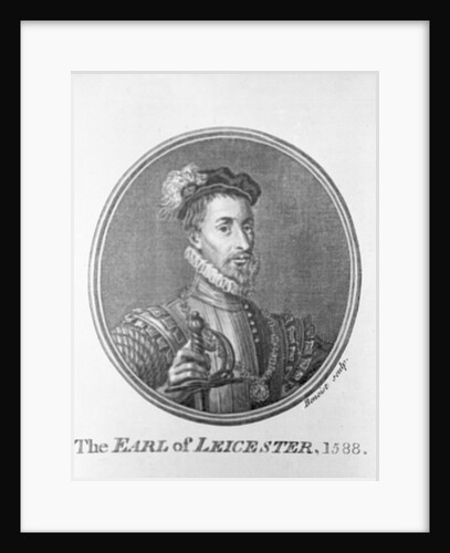 Portrait of Englishman Robert Dudley Leicester by Anonymous