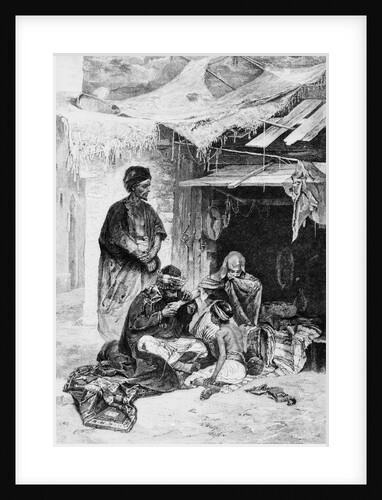 Arabian Doctor Curing Young Girl by Anonymous