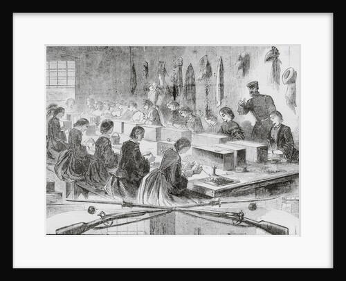People Working in Munitions Factory by Anonymous