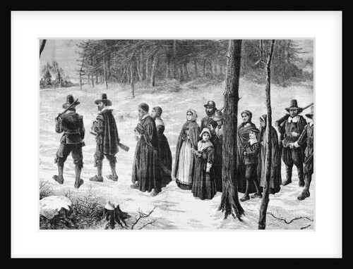 Puritans Going to Church by George H. Boughton