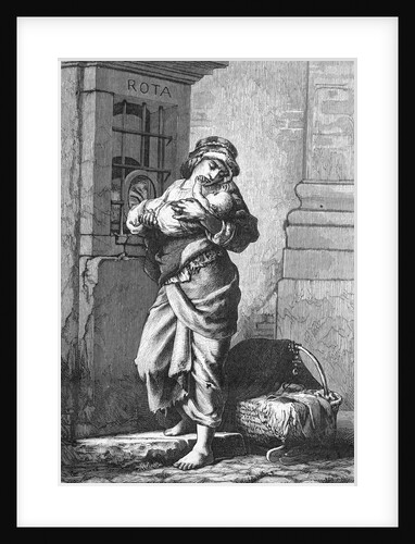 Mother Holding Baby by Anonymous