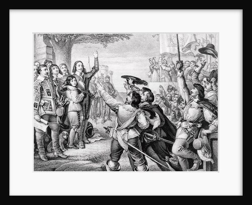 Charles I Errecting his Standard by Anonymous