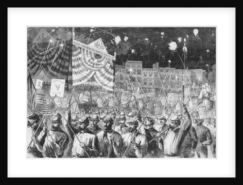 Townspeople Parading by Anonymous