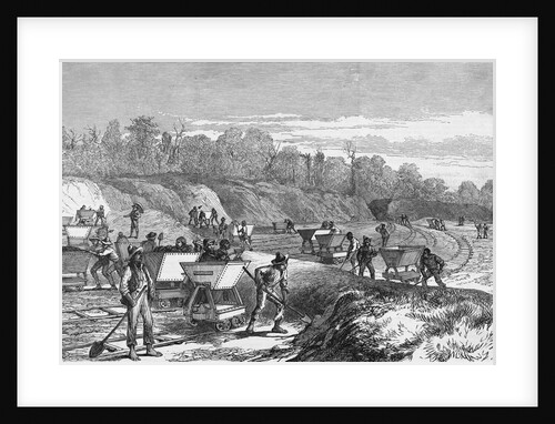 Early Construction Contributing to Panama Canal by Anonymous
