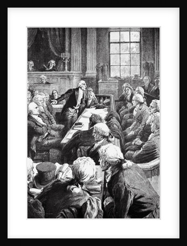 Courtroom Scene for Aaron Burr's Charge of Treason by Anonymous