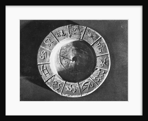 Egyptian Calendar with Zodiac Signs by Anonymous