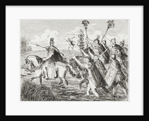 Julius Caesar Crossing Rubicon by Anonymous