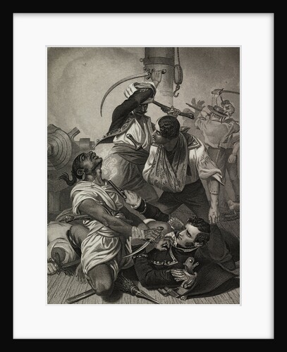 Stephen Decatur Fighting Algerine by Anonymous
