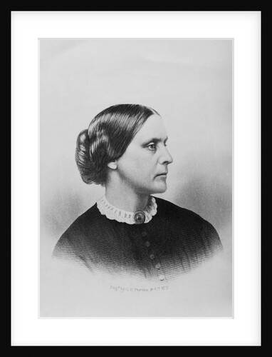 Engraving of Susan B. Anthony by Anonymous