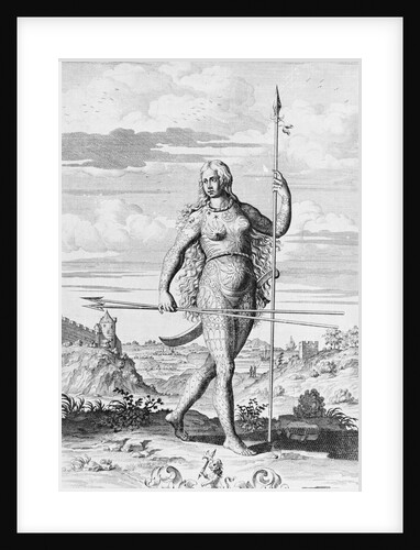 Woman Soldier by Anonymous