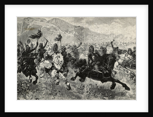 Attila Leading His Horde by Anonymous