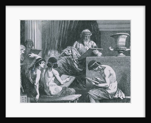 Solon Dictating His Laws by Anonymous