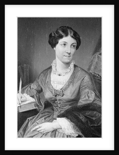 Illustration of British Writer Harriet Martineau by Anonymous