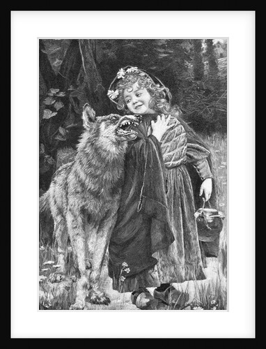 Little Red Riding Hood and Wolf by Anonymous