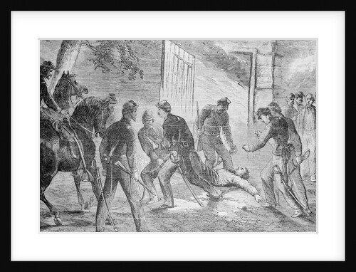 Soldiers Killing John Wilkes Booth by Anonymous