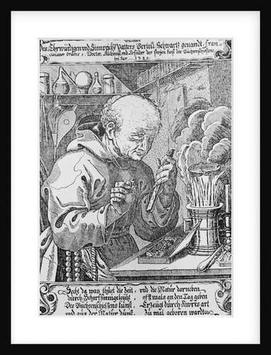 Scientist Conducting Experiment by Anonymous