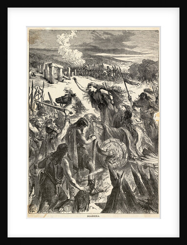 Boadicea Illustration by Anonymous