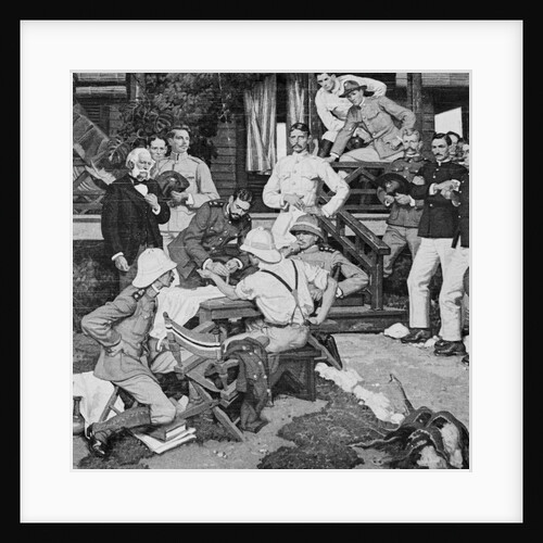 Illus. Of Men Getting Inoculations by Anonymous