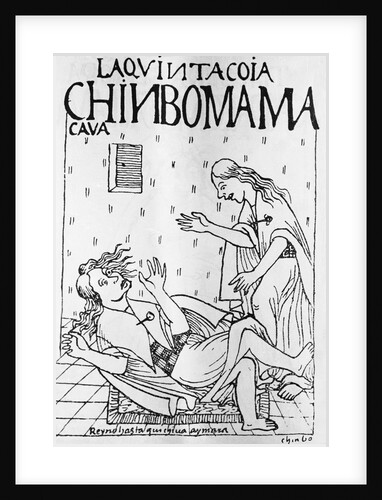 Depiction of Incan Suffering Epilepsy by Anonymous