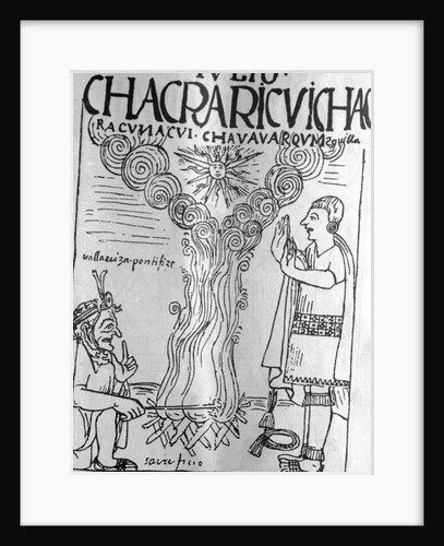 Depiction of Incans Performing Sacrifice by Anonymous