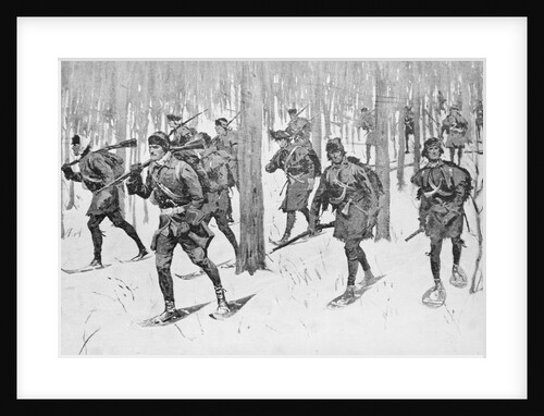 March of Roger's Rangers by Frederick Remington