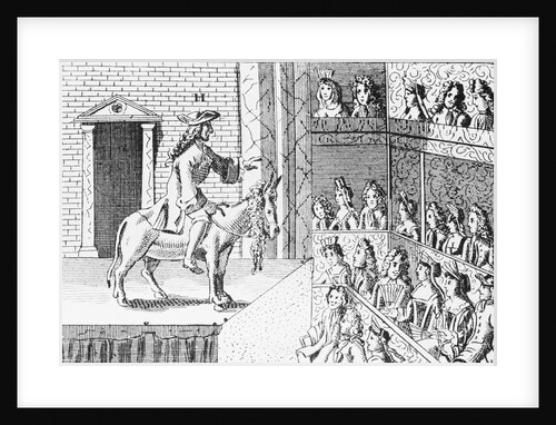 Illustration of Actor on Stage by Anonymous