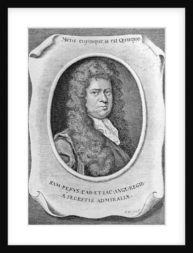 Portrait of Samuel Pepys, The Famous Diarist by Anonymous