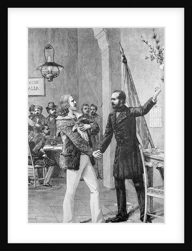 Illustration of Garibaldi and Mazzini by Anonymous