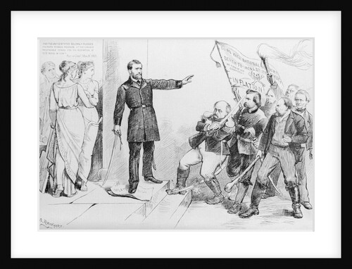Ulysses Grant Vetoing Congress Bill by Anonymous