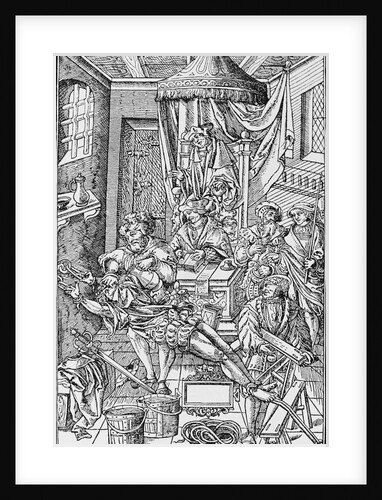 Medieval Law Court by Anonymous