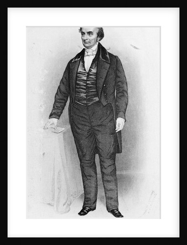Steel Engraving Portrait of Daniel Webster by Anonymous
