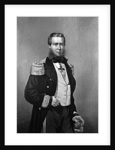 Steel Engraving of Maximilian by Anonymous