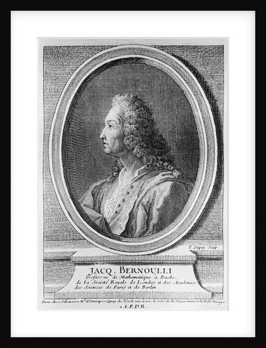 Portrait of Jakob Bernoulli by Anonymous