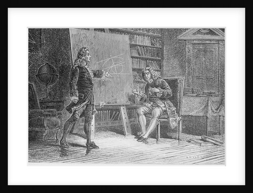 Jacques and Jean Bernouilli Discussing Geometry by Anonymous