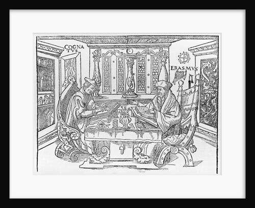 Erasmus of Rotterdam in his Study by Anonymous