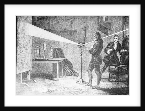 Isaac Newton Demonstrating His Spectrum by Anonymous