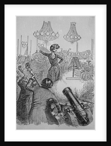Caricature Ridiculing Overcoloristic Orchestration by Berlioz