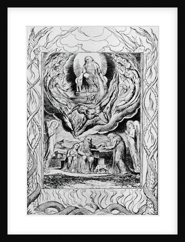 Illustration from Book of Job by William Blake