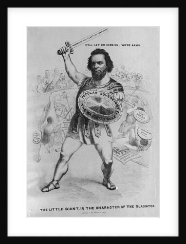 Portrait of Stephen Douglas as Gladiator by Anonymous